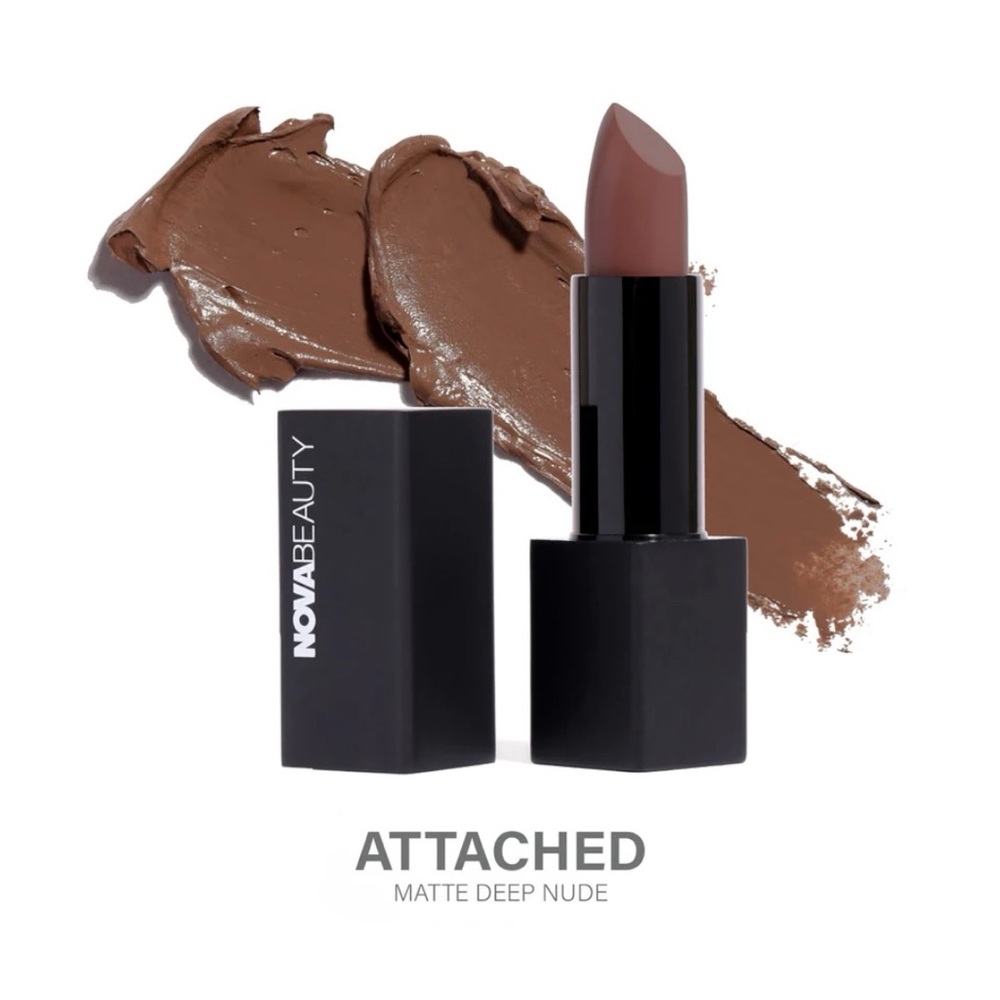 NOVABEAUTY PERFECT POUT MOISTURIZING MINI MATTE LIPSTICK - ATTACHED 1.5G